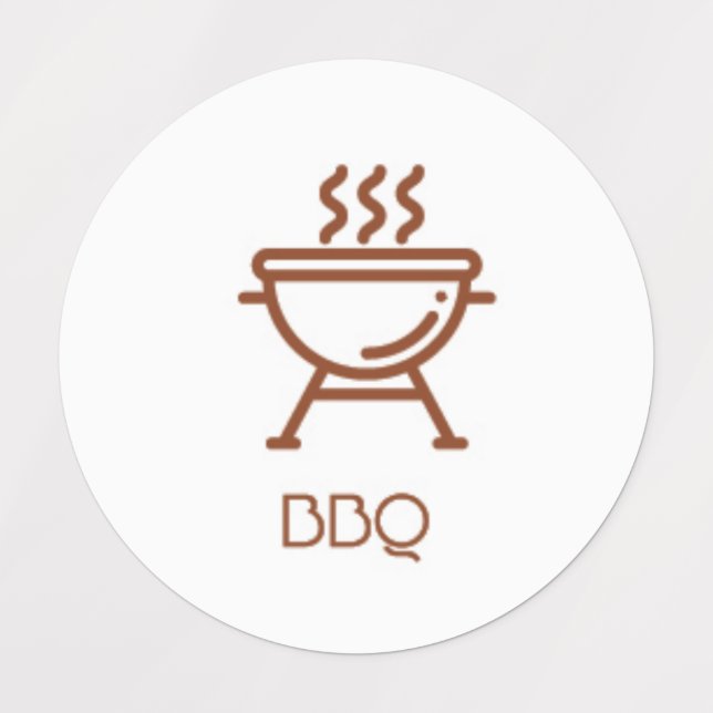 BBQ Planner / Organizer Sticker / Labels (Design 1)