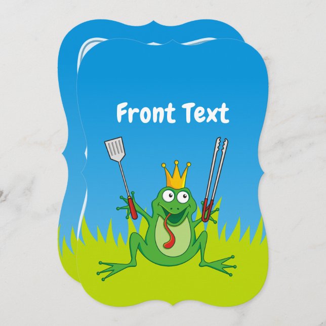 BBQ Prince Invitation (Front/Back)