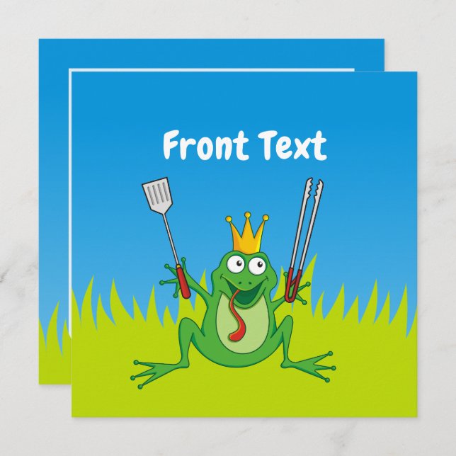 BBQ Prince Invitation (Front/Back)