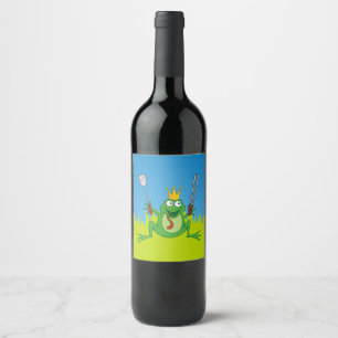 BBQ prince Wine Label