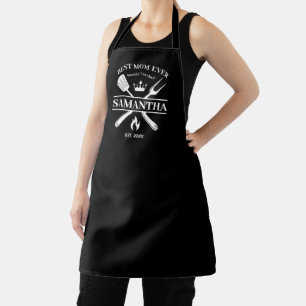 BBQ Queen Barbecue Personalised   Best Mum Ever Apron