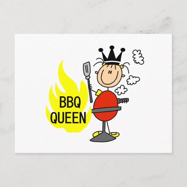 BBQ Queen Postcard (Front)