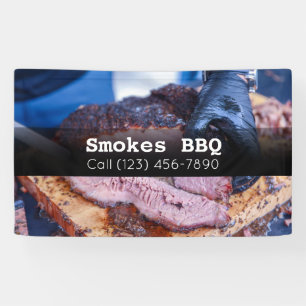 BBQ Restaurant Smoked Grilled Business Banner