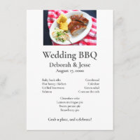 BBQ ribs dinner on a colourful cloth