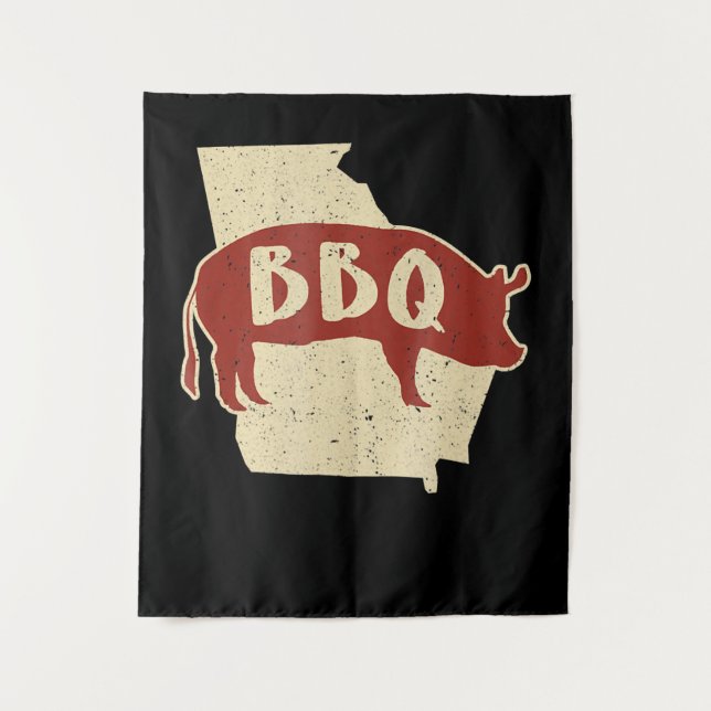 Bbq sauce | barbecue chef | meat cook gift tapestry (Front)