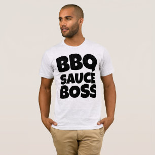 BBQ SAUCE BOSS DAD T-SHIRT