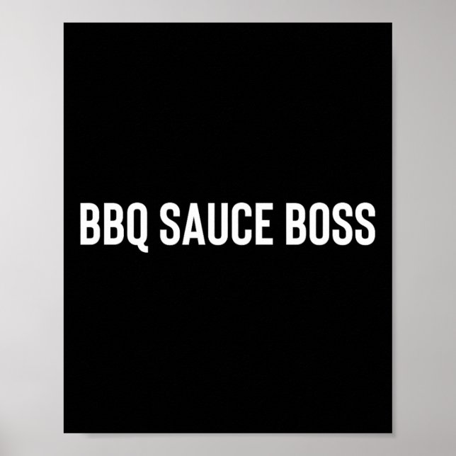 Bbq Sauce Boss  Poster (Front)