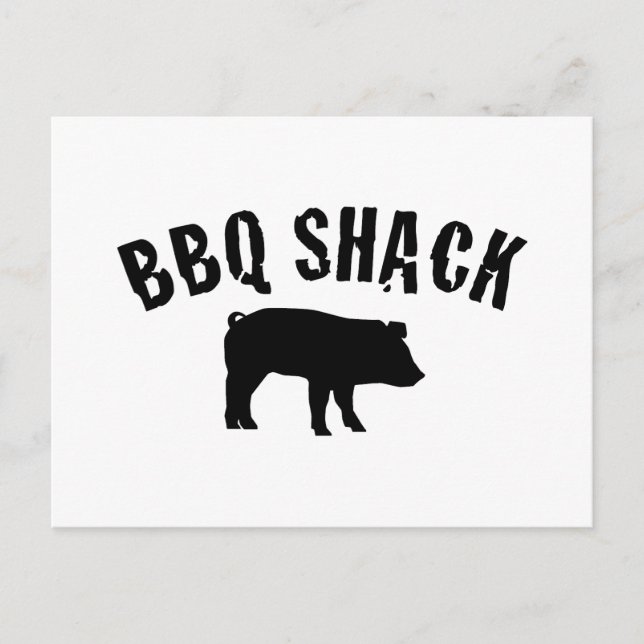 BBQ Shack Postcard (Front)