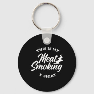 Bbq Shirt For Men Meat Lovers Smoker This Is My Me Key Ring