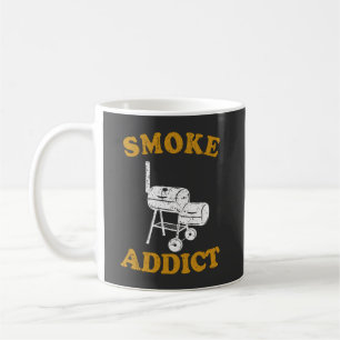 BBQ Smoke Addict Meat Smoker T-Shirt Coffee Mug