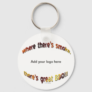 BBQ Smoke Key Ring