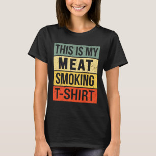 Bbq Smoker Apparel Meat Smoking Accessories Men Sm T-Shirt