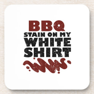 BBQ Stain on my White Coaster