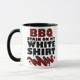 BBQ Stain on my White  Mug