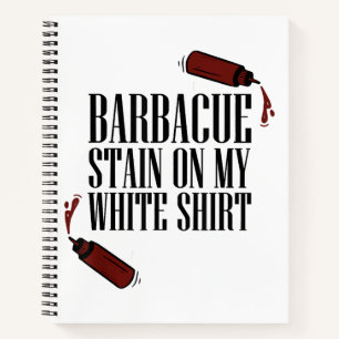 BBQ Stain on my White Notebook