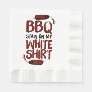 BBQ Stain on my White Premium Napkin
