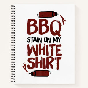 BBQ Stain on my White Premium Notebook