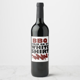 BBQ Stain on my White Wine Label