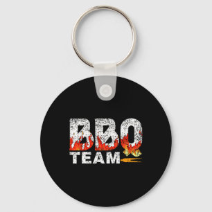 Bbq Team Meat Byrbecue Grilling Grill Bbq Key Ring