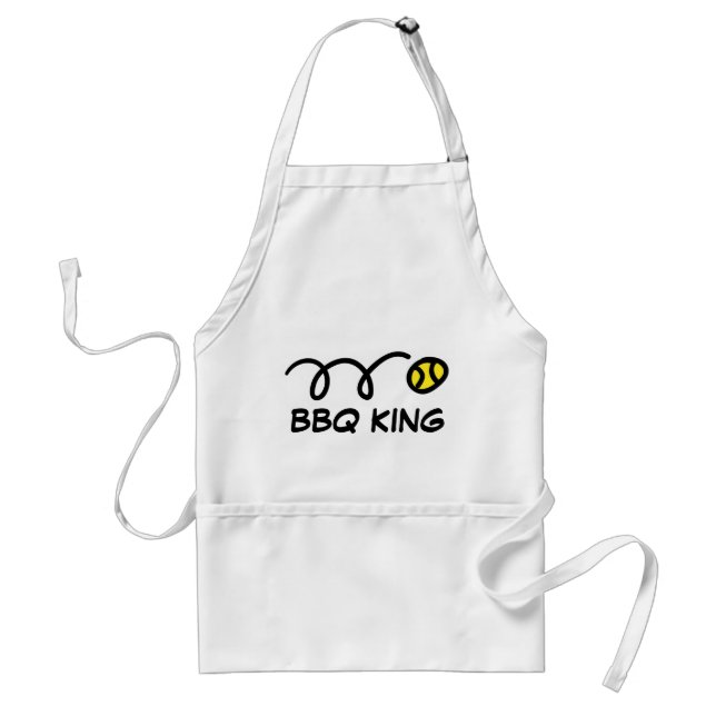 BBQ tennis apron with funny ball (Front)