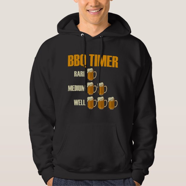 BBQ Timer Barbecue Hoodie (Front)