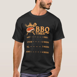 BBQ Timer, Barbecue Lovers, Grilling Gifts For Men T-Shirt
