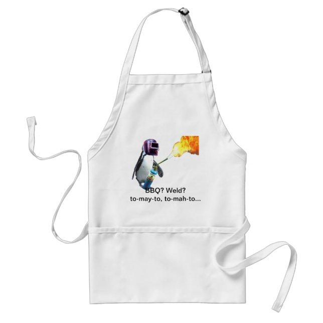 BBQ welding penguin Standard Apron (Front)