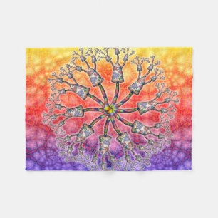 BBQSHOES:Fngs Amngs Psychedelic Digi-Art Blanket