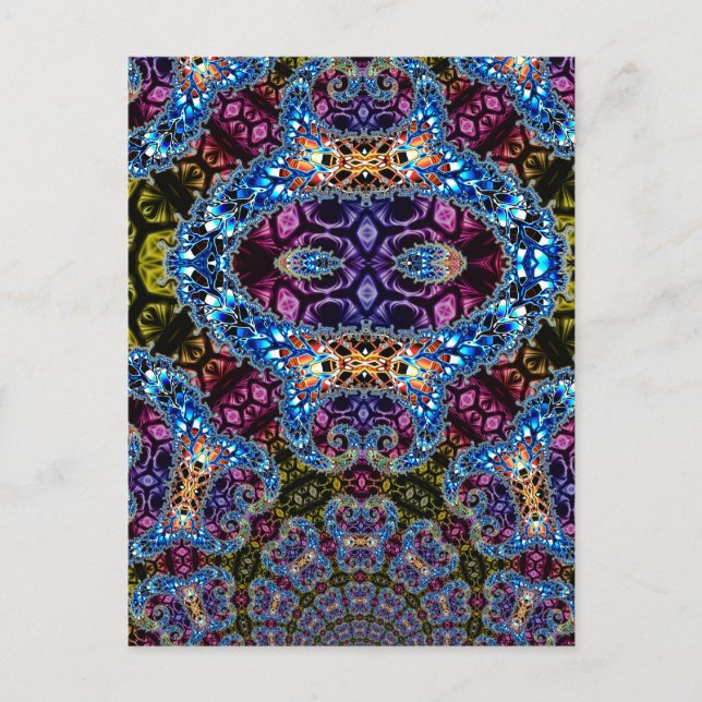 BBQSHOES: Fractal Vortex Digital Art 1020HTC Postcard (Front)