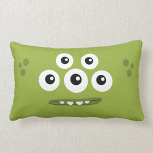 BBSS La Tee Dah Green Pillow (21"x13")