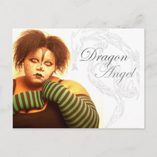 BBW Dragon Angel Postcard