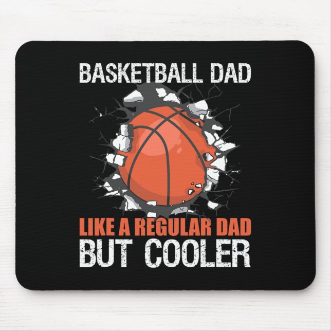Bbyll Player Bysketbyll Dad  Mouse Pad (Front)