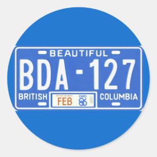 BC86 CLASSIC ROUND STICKER