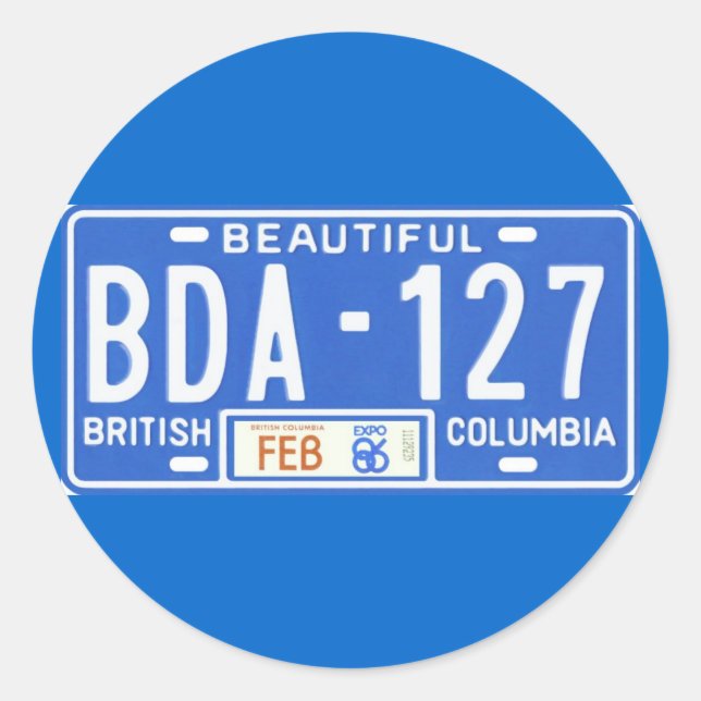 BC86 CLASSIC ROUND STICKER (Front)