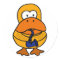 BC- Duck Playing the Saxophone Sticker