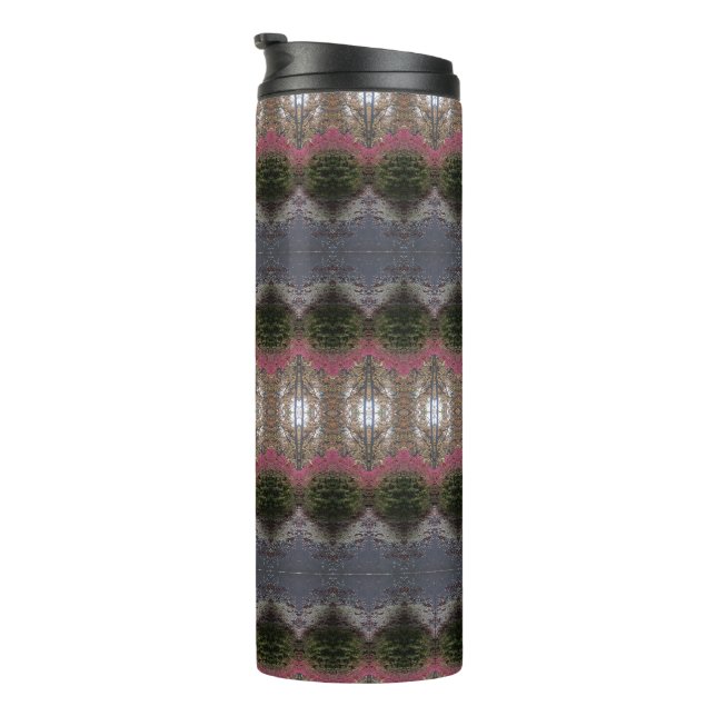 BC Fall Trees Ikat 6 Thermal Tumbler (Rotated Right)
