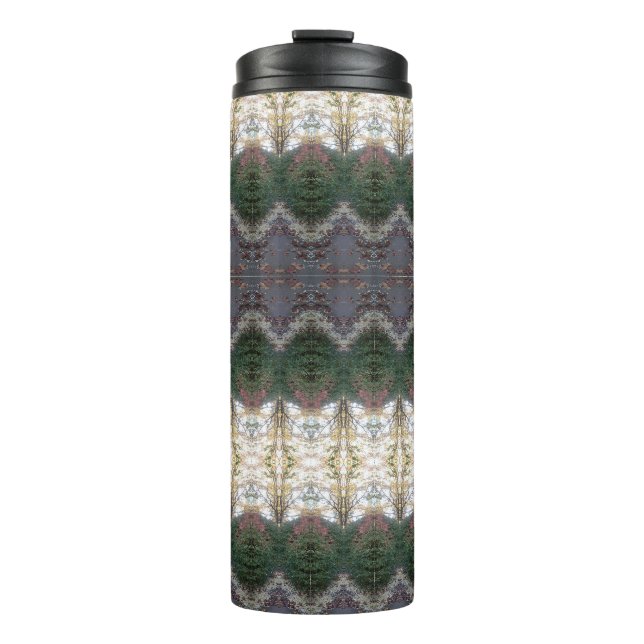 BC Fall Trees Ikat 9 Thermal Tumbler (Front)