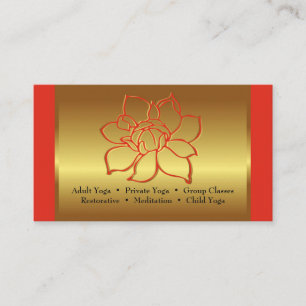 BC for Yoga Instructor or beauty studio Business Card