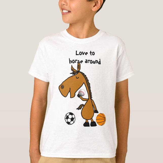 BC- Horsing Around Sports Shirt (Front)