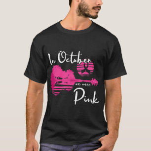 BC In October We Wear Pink Breast Cancer Awareness T-Shirt