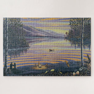 BC Landscape Painting Puzzle Rock'n the Ridge 2025