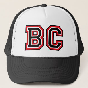 'BC' Monogram Trucker Hat