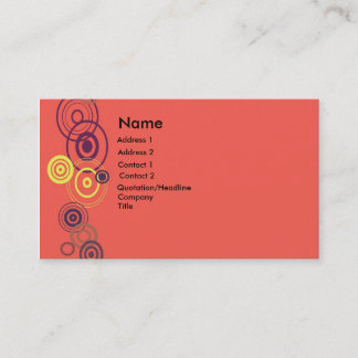 bc, Name, Address 1, Address 2, Contact 1, Cont... Business Card
