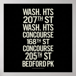 BCL Vintage Subway Signs