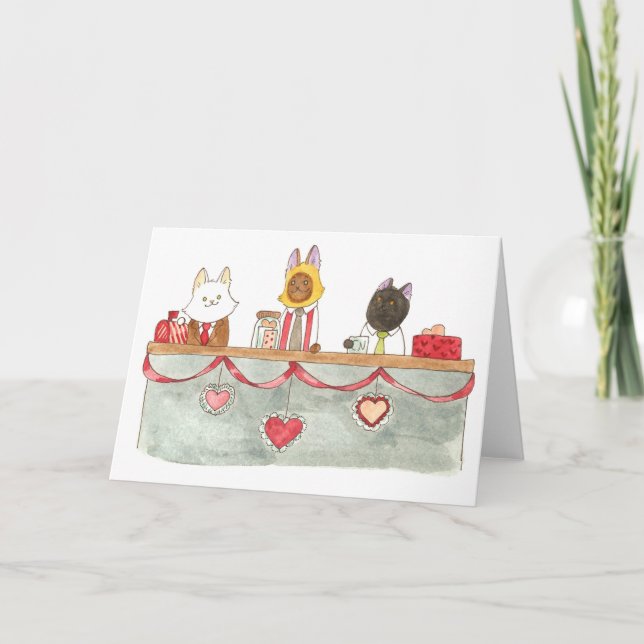 BCN news desk valentine. Holiday Card (Front)