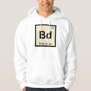 Bd - Bass Drum Music Chemistry Periodic Table Hoodie