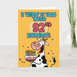 bd cow - 92 card