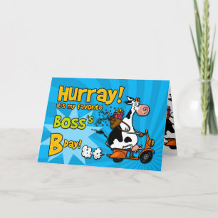 bd scooter cow - boss card