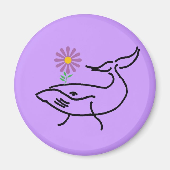 BD- Whale Drawing Magnet (Front)