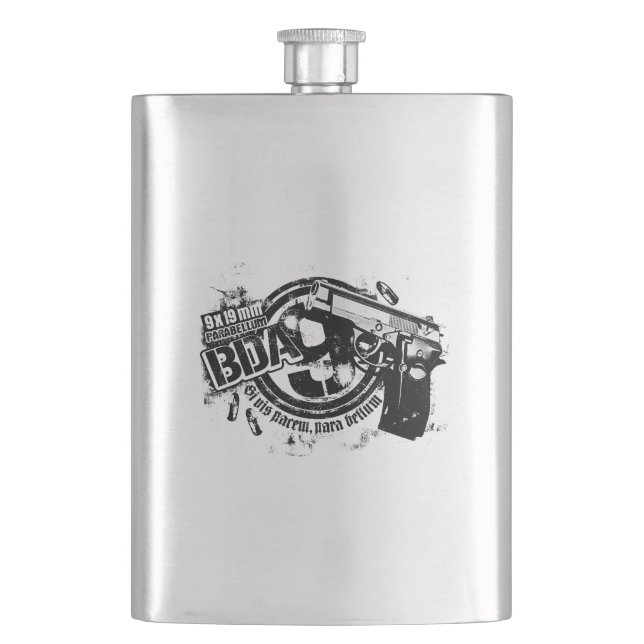 BDA 9 Flask Classic Flask (Front)